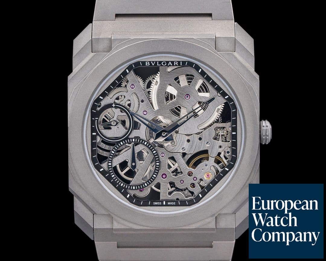 Image of Bulgari Octo Ultranero Finissimo Skeleton Titanium