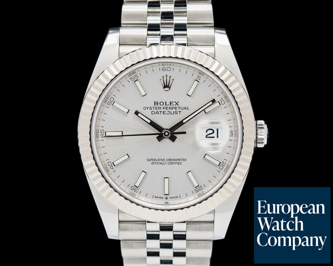 Image of Rolex Datejust 41 Jubilee SS Silver Dial