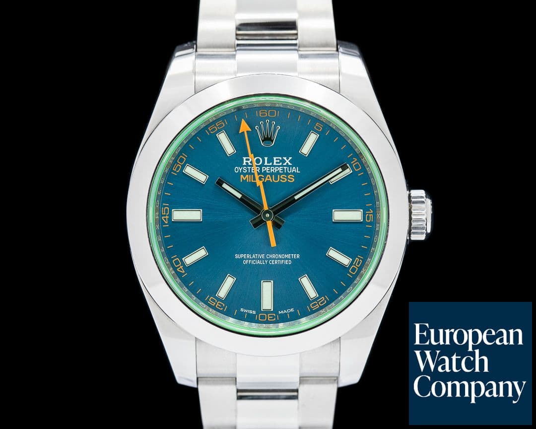 Image of Rolex Milgauss 116400GV SS "Z-Blue" Dial
