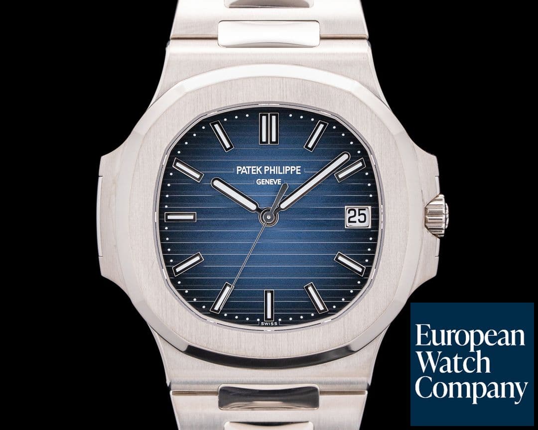 Image of Patek Philippe 5811/1G Jumbo Nautilus 18K White Gold Blue Dial