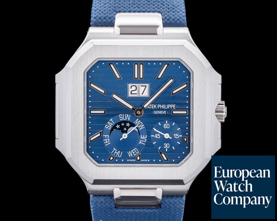 Image of Patek Philippe 5822P Cubitus Self-Winding Platinum Blue Dial 2024