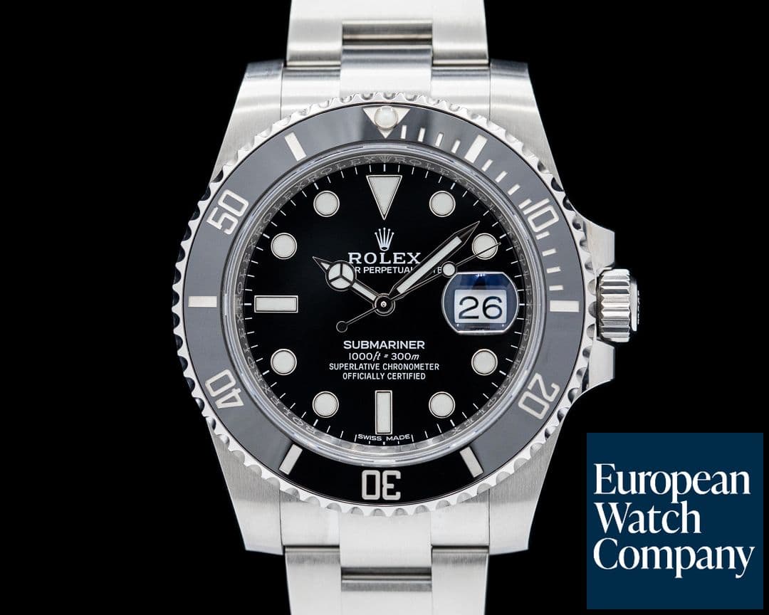 Image of Rolex Submariner 116610LN Ceramic SS Black Dial
