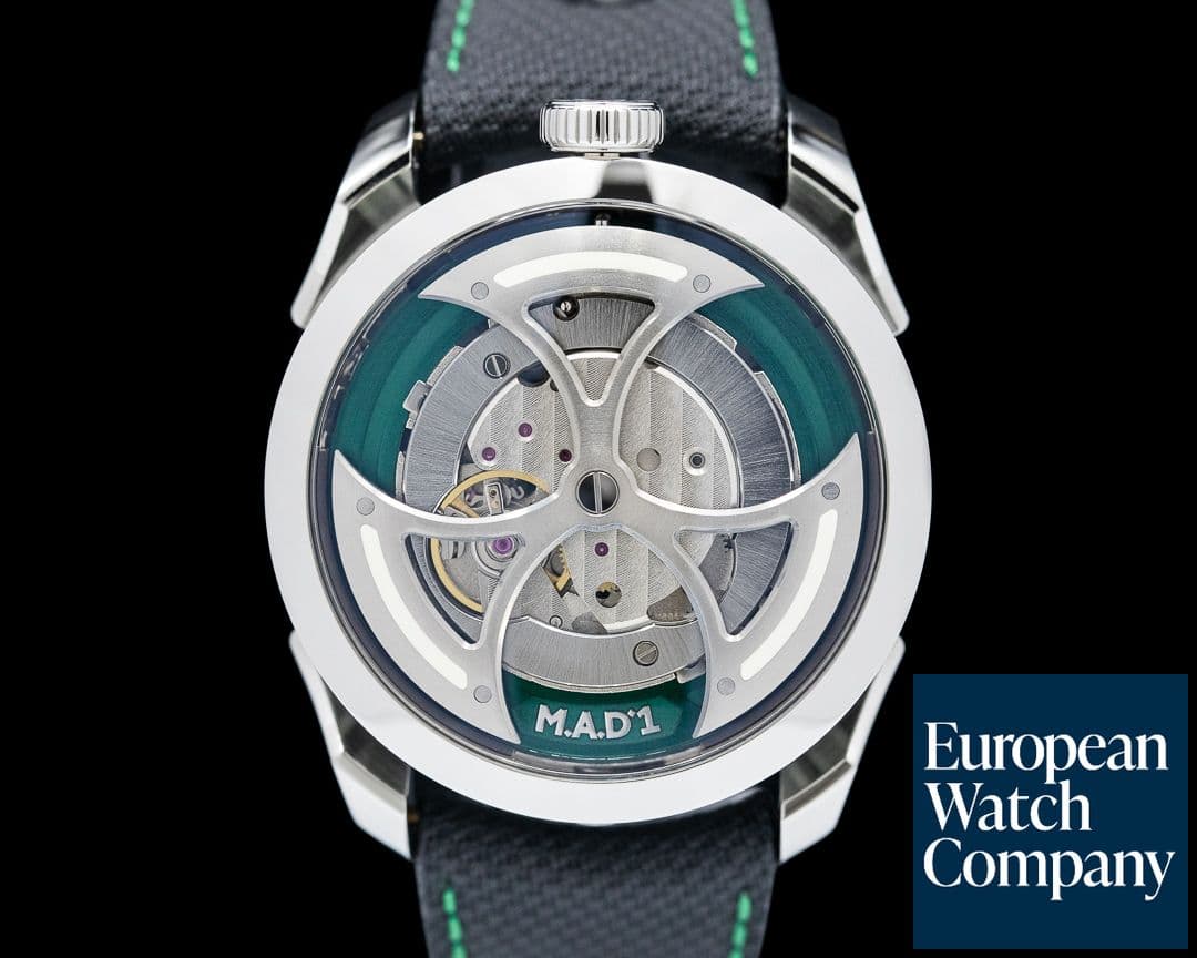 Image of MB&F M.A.D 1 SS Green Dial
