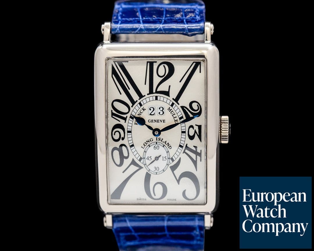 Image of Franck Muller Long Island 18K White Gold Silver Dial