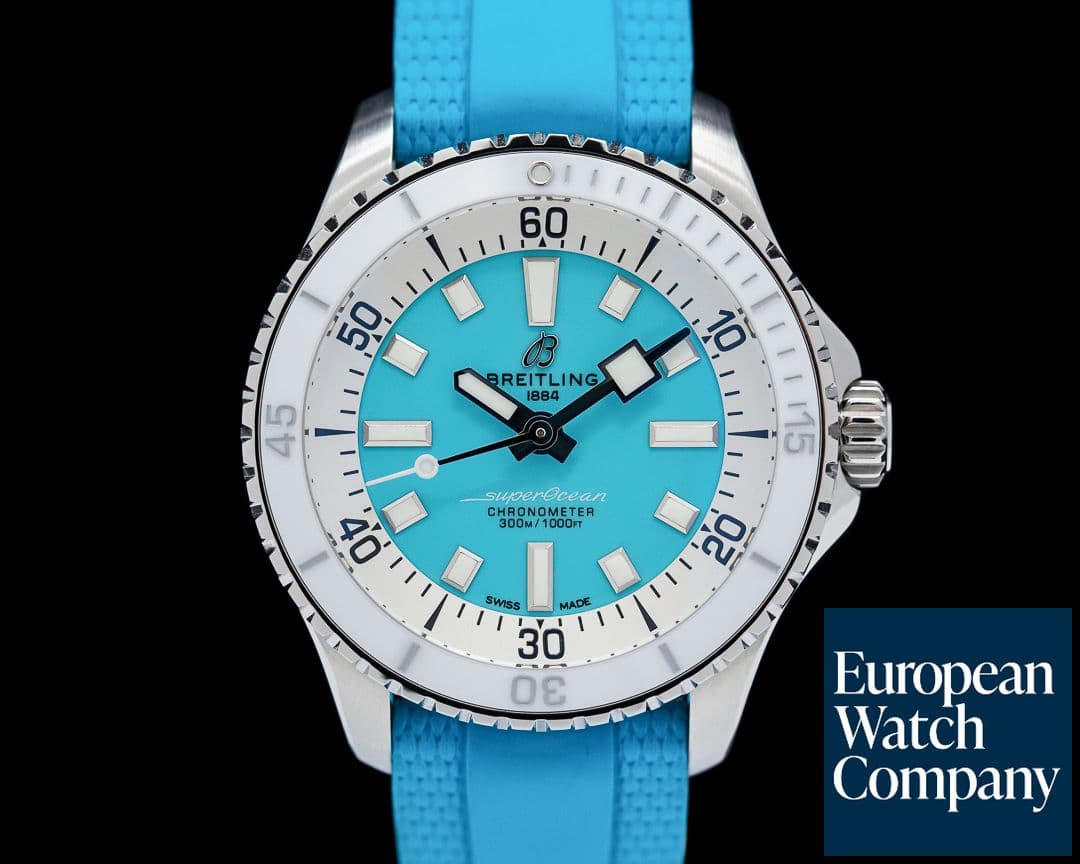 Image of Breitling SuperOcean 36 Turquoise Dial