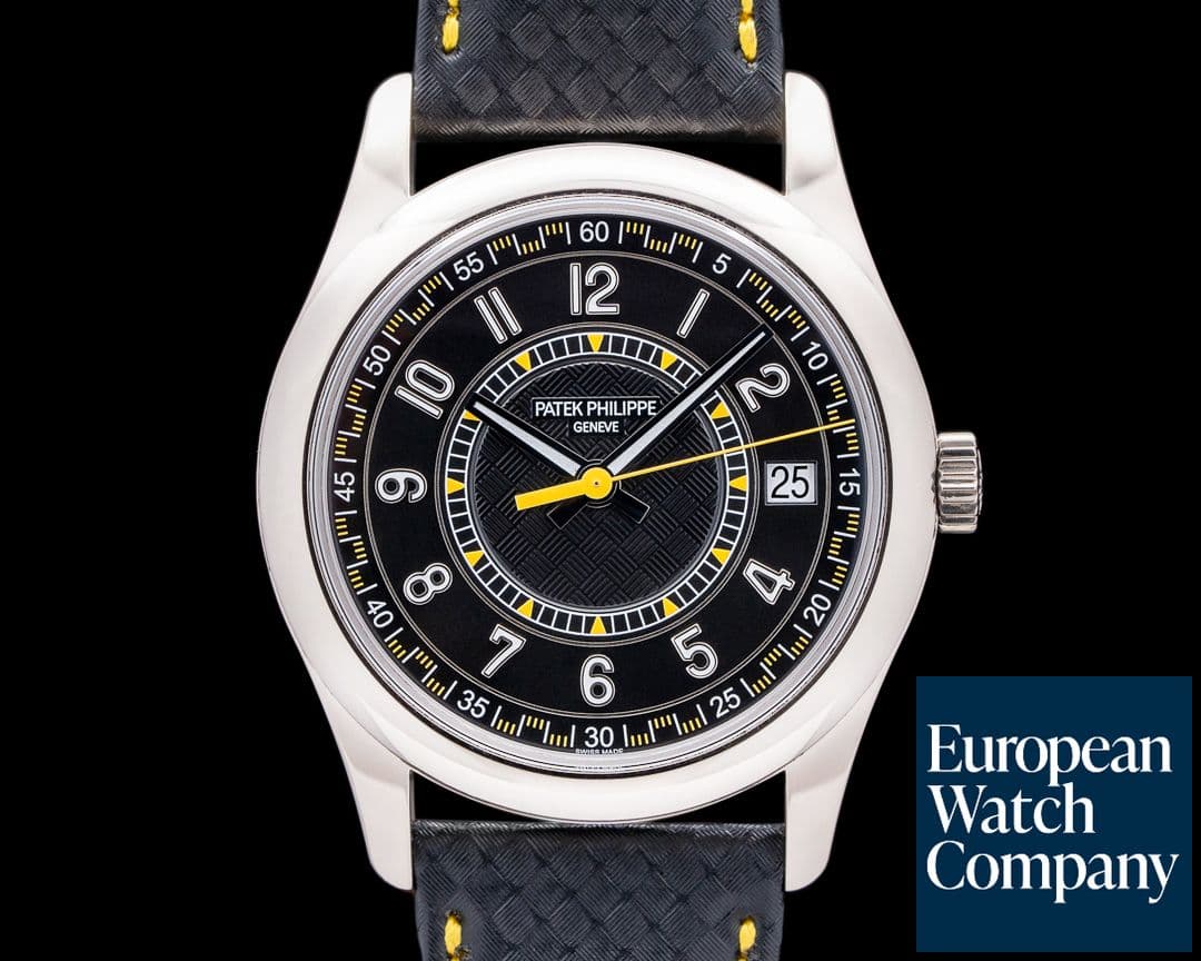 Image of Patek Philippe Calatrava 6007G-001 18K White Gold Black Dial