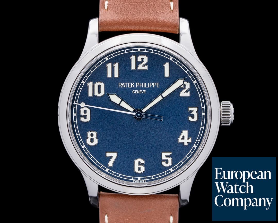 Image of Patek Philippe Pilot 5522A Calatrava SS "New York" Blue Dial LIMITED