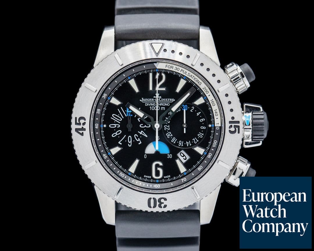 Image of Jaeger LeCoultre Master Compressor Diving Chronograph Titanium Black Dial