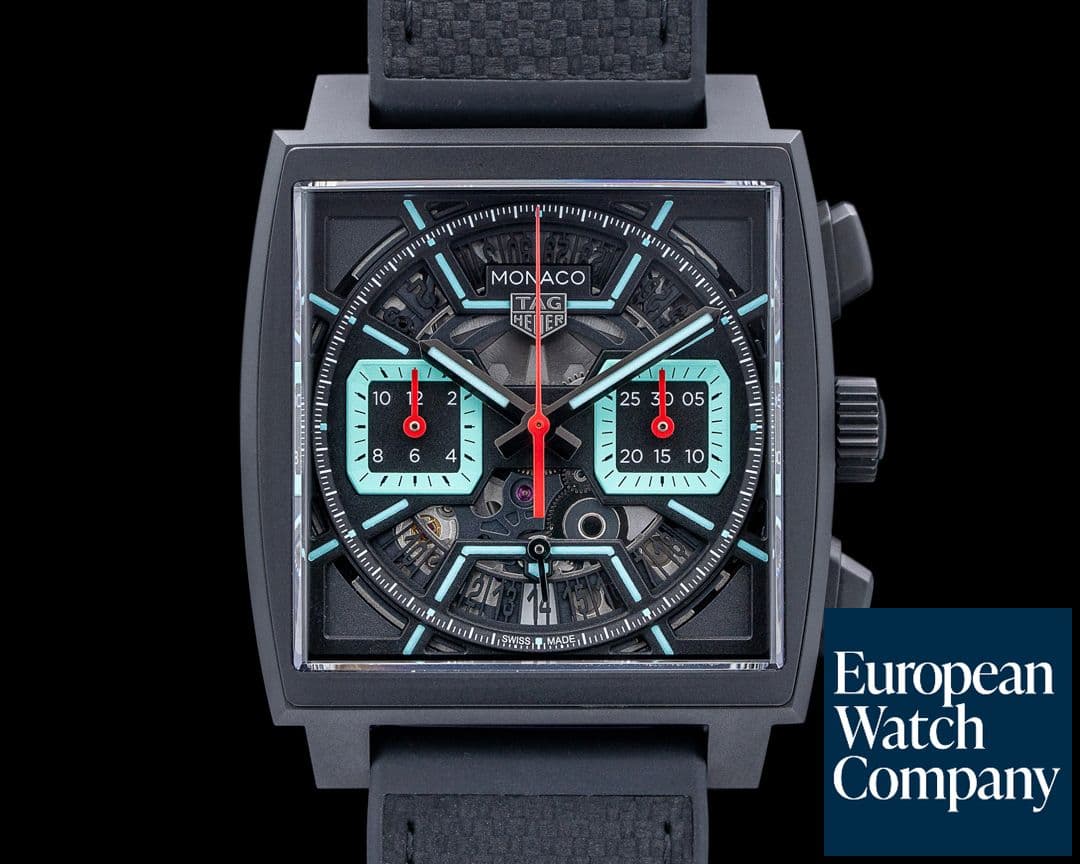 Image of TAG Heuer Monaco DLC Titanium Skeleton Dial
