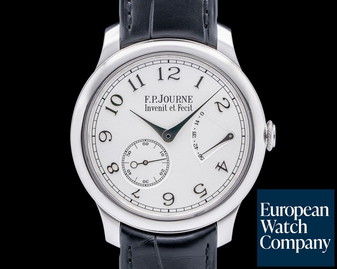 Image of F. P. Journe Chronometre Souverain 40MM Platinum Silver Dial