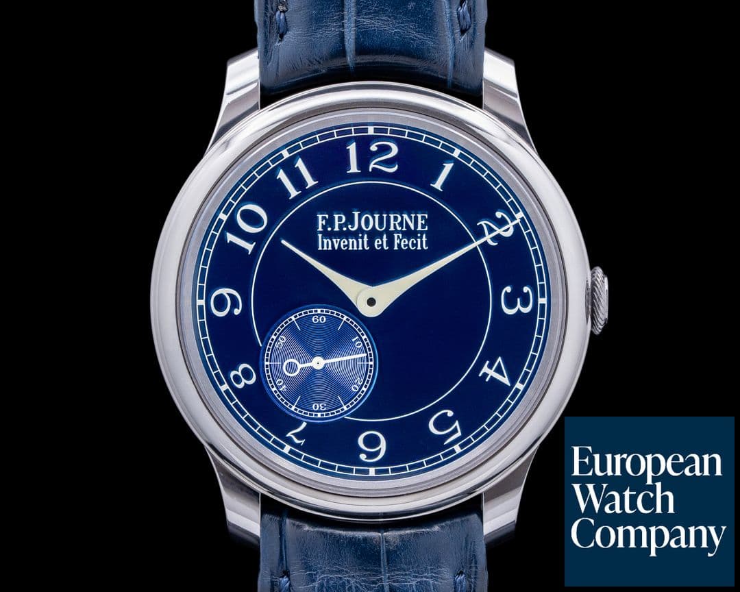 Image of F. P. Journe Chronometre Bleu Tantalum Blue Dial