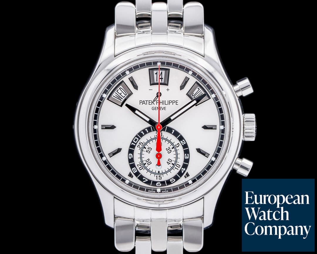 Image of Patek Philippe 5960/1A Annual Calendar Chronograph SS Silver Dial