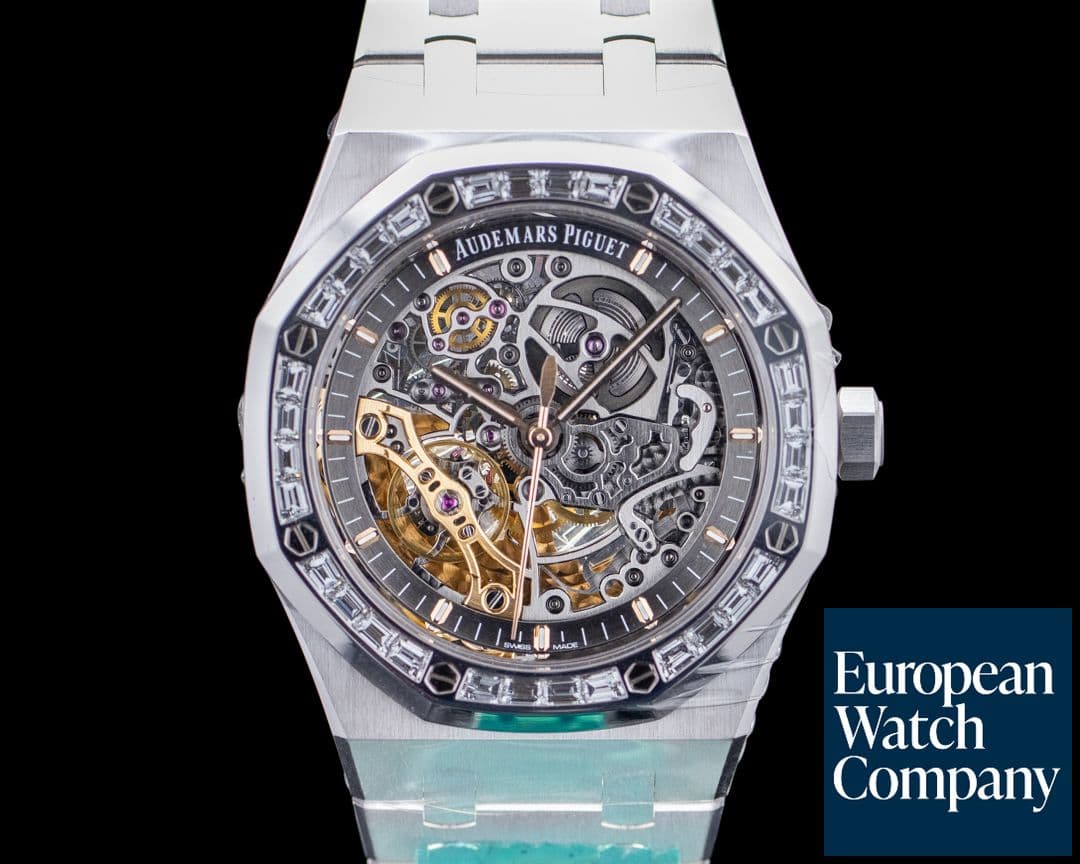 Image of Audemars Piguet 15412BC Royal Oak Double Balance Open Worked Skeleton Dial White Gold
