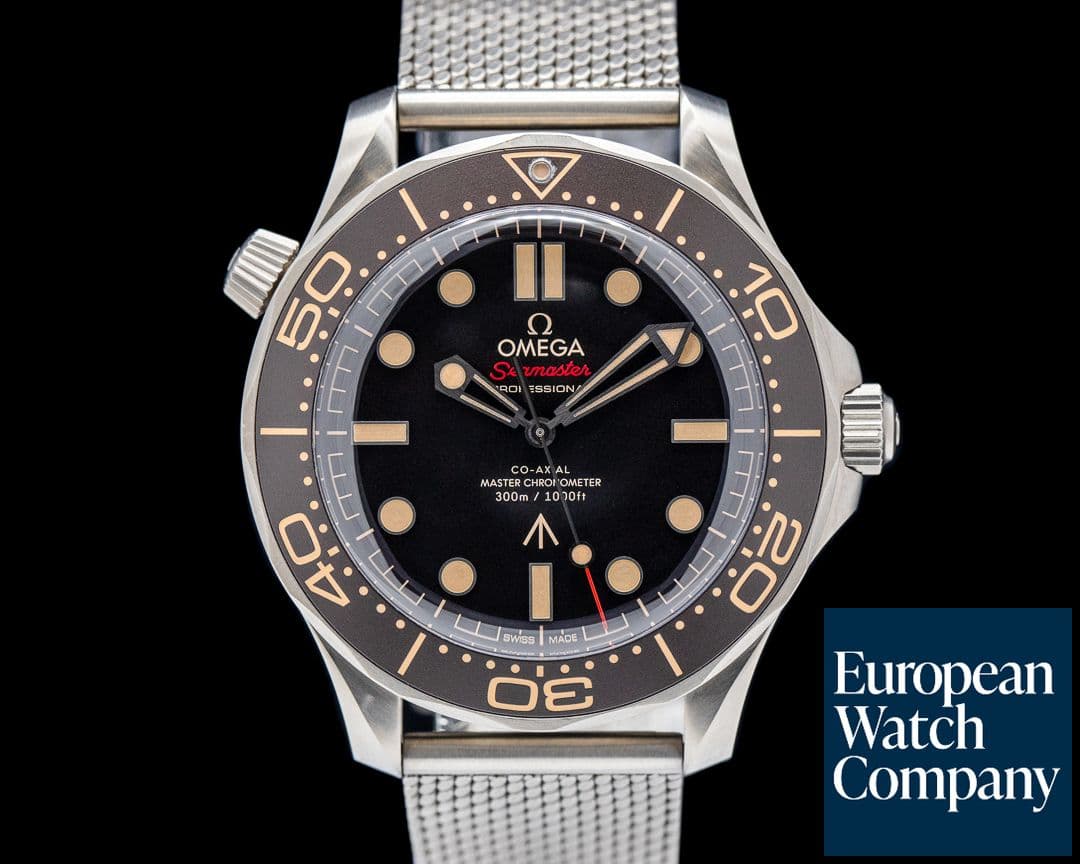 Image of Omega Seamaster 300M 007 Co-Axial Master Chronometer Titanium Black Dial