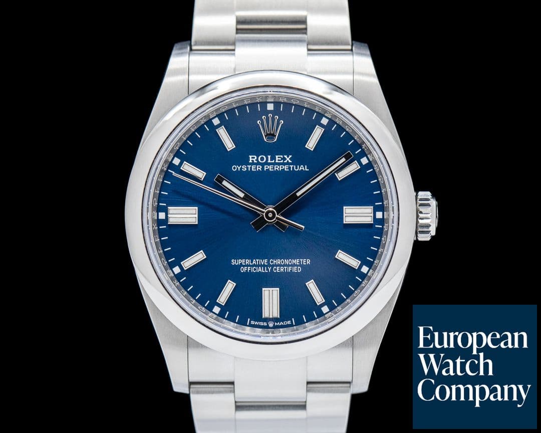 Image of Rolex 126000 Oyster Perpetual SS Blue Dial