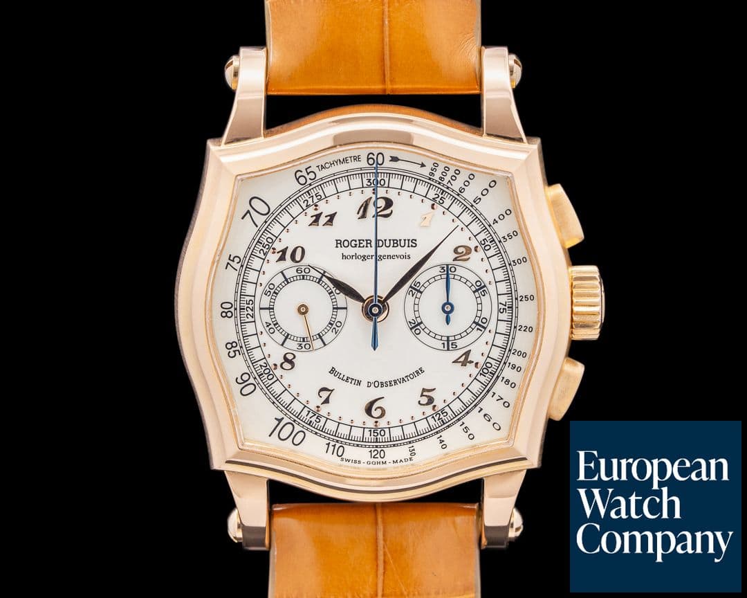 Image of Roger Dubuis S37 Sympathie Chronograph 18K Rose Gold Cream Dial RARE
