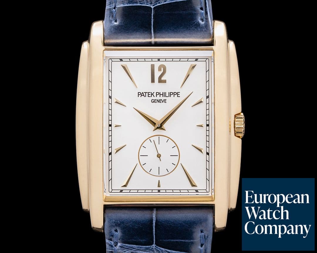 Image of Patek Philippe 5124J Gondolo Manual Wind 18K Yellow Gold Silver Dial