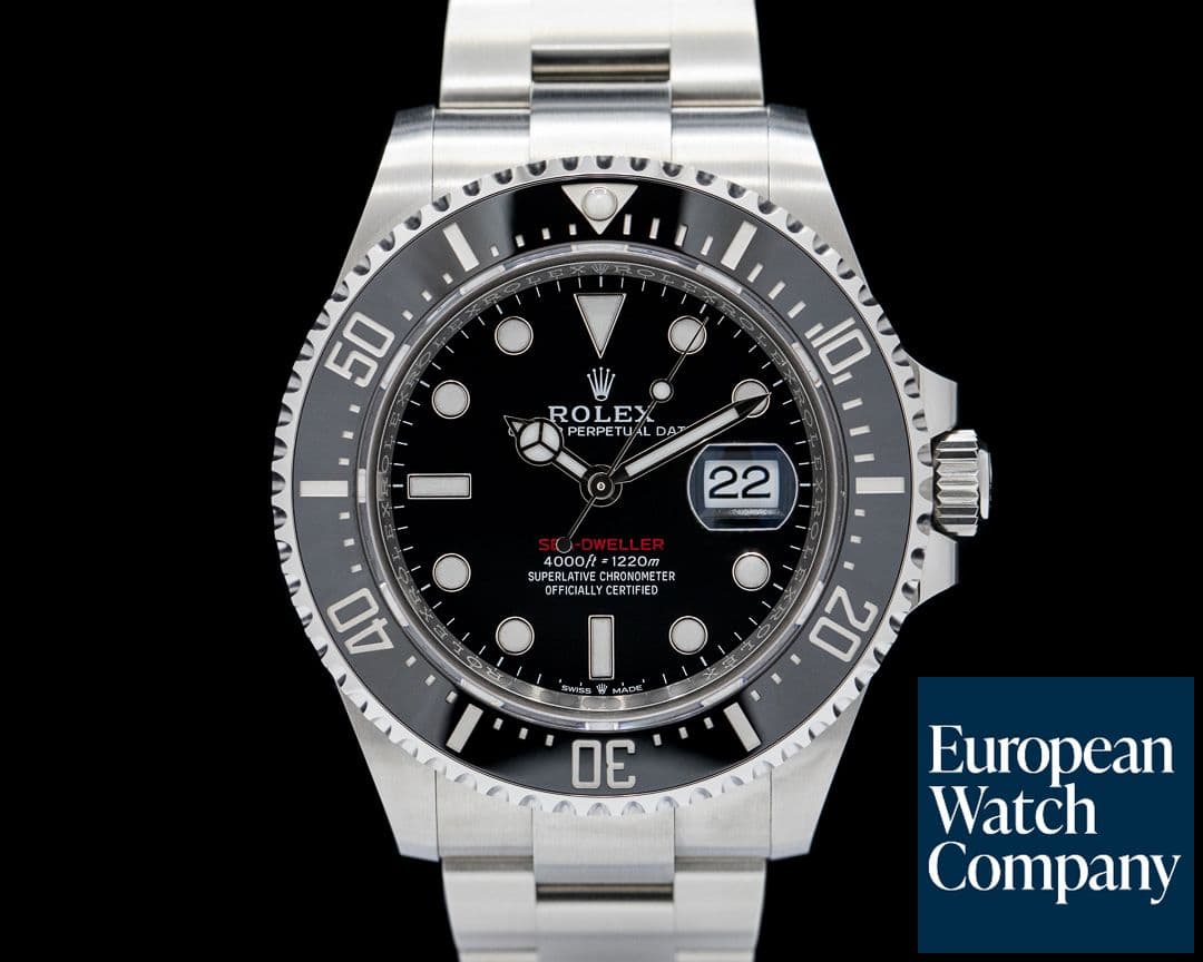 Image of Rolex Sea Dweller RED 43MM 50th Anniversary SS Black Dial