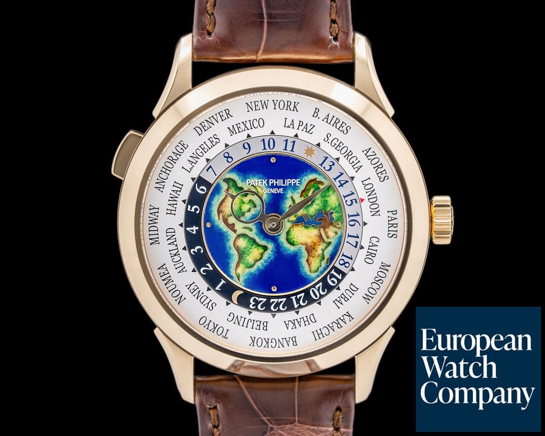 Image of Patek Philippe 5231J World Time 18K Yellow Gold Enamel Dial