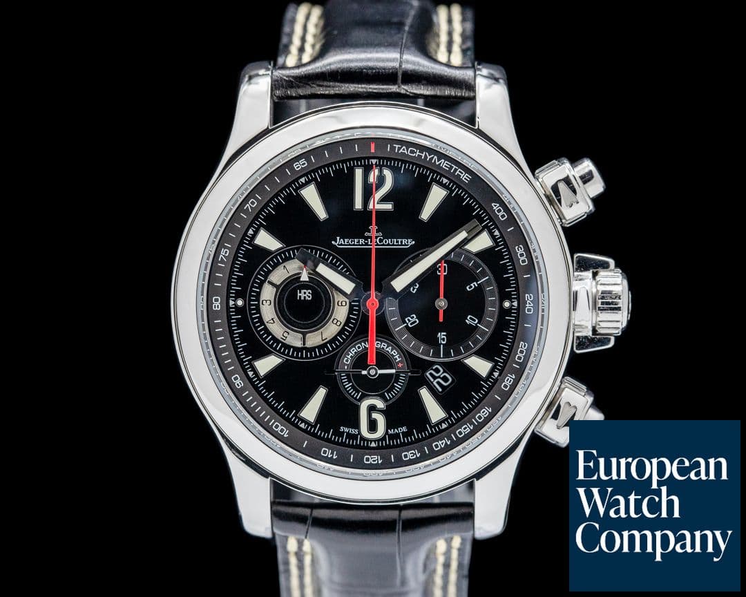Image of Jaeger LeCoultre Master Compressor Chronograph SS Black Dial