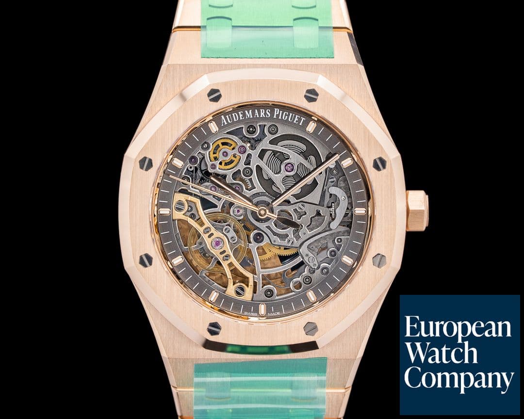 Image of Audemars Piguet 15407OR Royal Oak Double Balance Open Worked Skeleton Dial