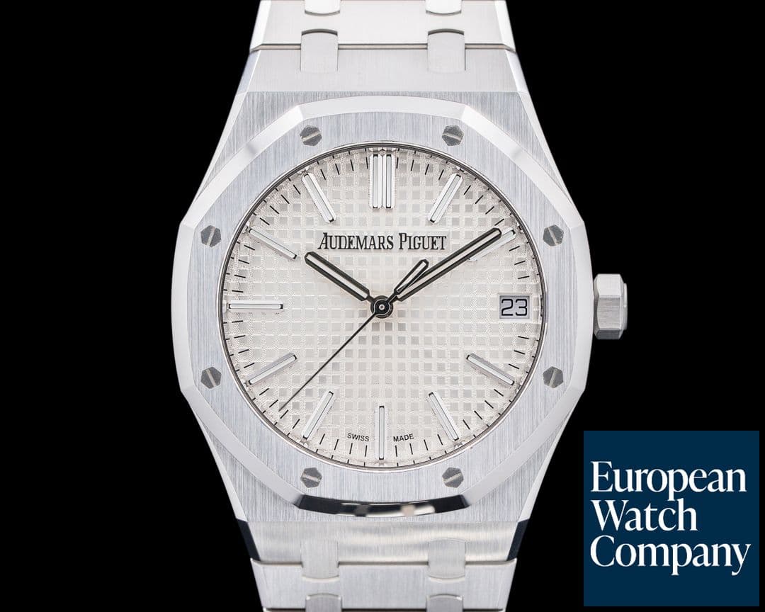 Image of Audemars Piguet 15510ST Royal Oak SS Silver Dial "50th Anniversary"
