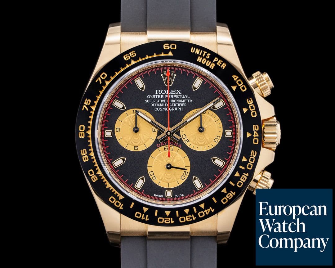 Image of Rolex 116518LN Daytona "Paul Newman" 18K Yellow Gold Black Dial