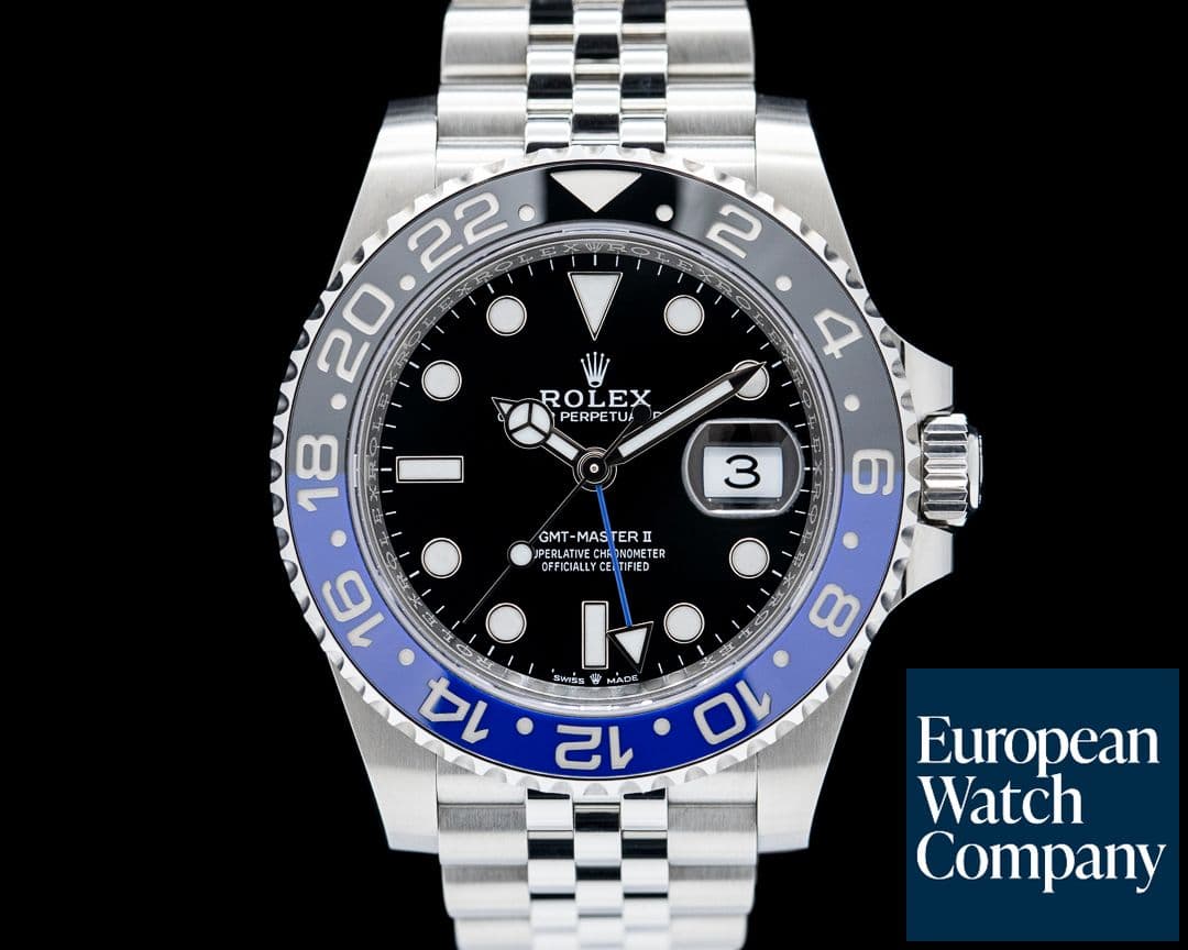 Image of Rolex GMT Master II 126710BLNR "Batman" SS Jubilee Black Dial 2024