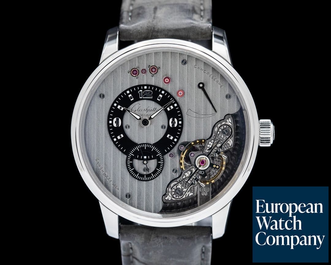Image of Glashutte Original Panoinverse XL SS Gray Dial