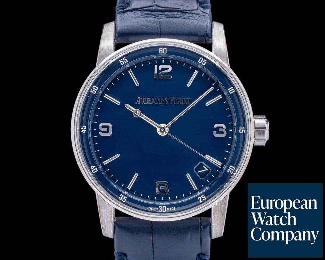 Image of Audemars Piguet Code 11.59 Automatic 18K White Gold Blue Dial