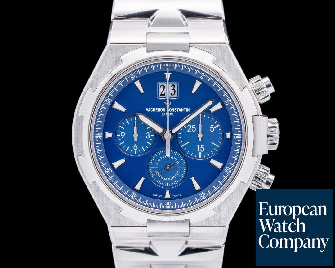 Image of Vacheron Constantin 49150 Overseas Chronograph SS Blue Dial