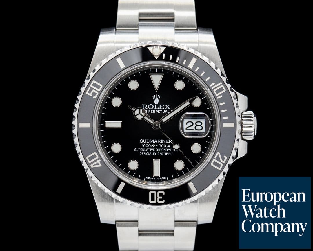 Image of Rolex 116610LN Submariner Ceramic SS Black Dial
