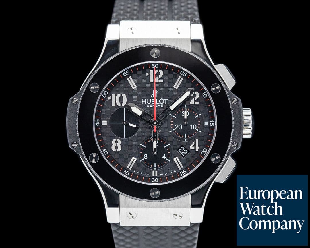 Image of Hublot Big Bang 44MM Ceramic SS Black Carbon Dial
