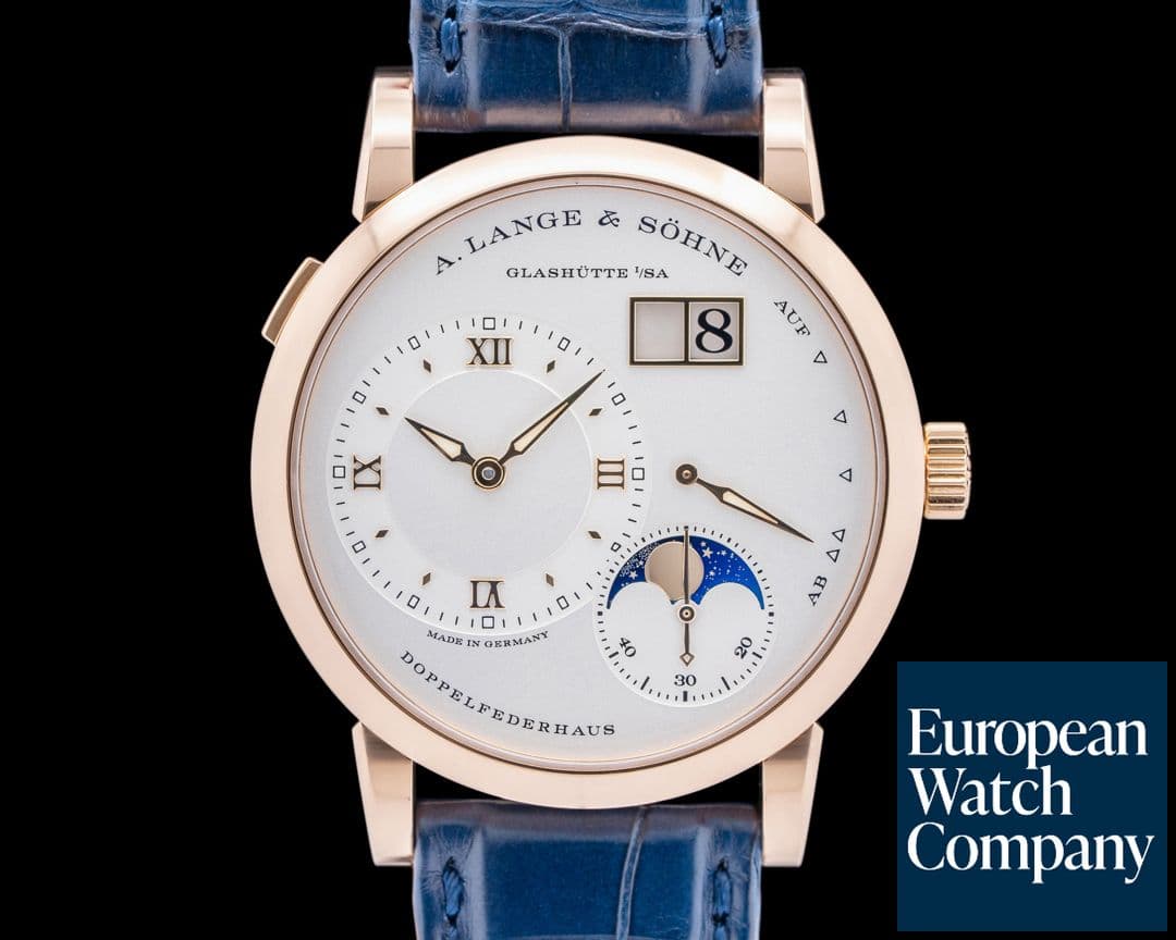 Image of A. Lange and Sohne 192.032 Lange 1 Moon 18K Rose Gold Silver Dial 2025