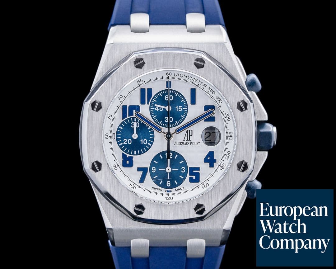 Image of Audemars Piguet 26020ST.OO.D020IN.01 Royal Oak Offshore Chronograph SS White Dial