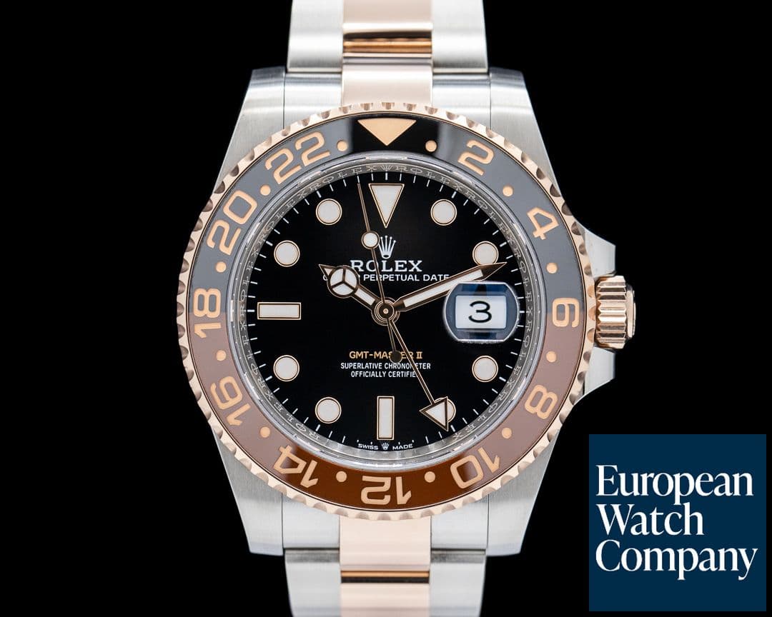 Image of Rolex GMT Master II "Root Beer" SS / 18K Everose Gold Black Dial 2024