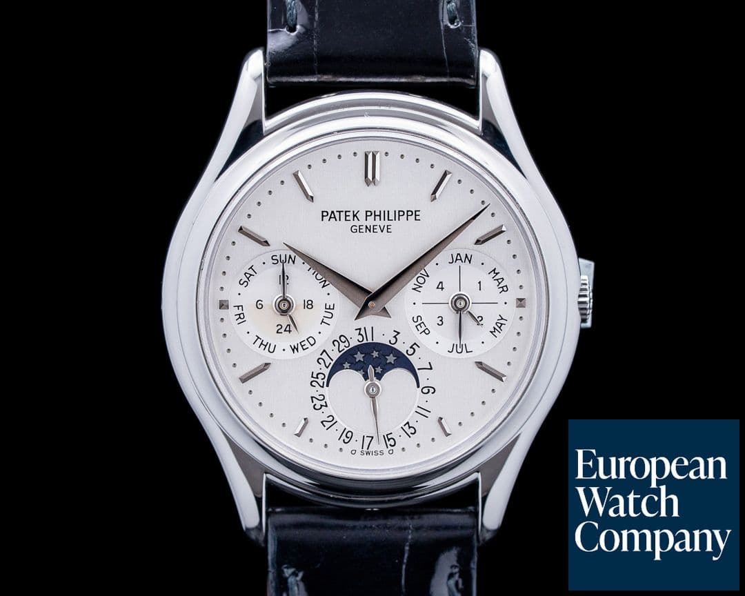 Image of Patek Philippe Perpetual Calendar 3940P Platinum Silver Dial