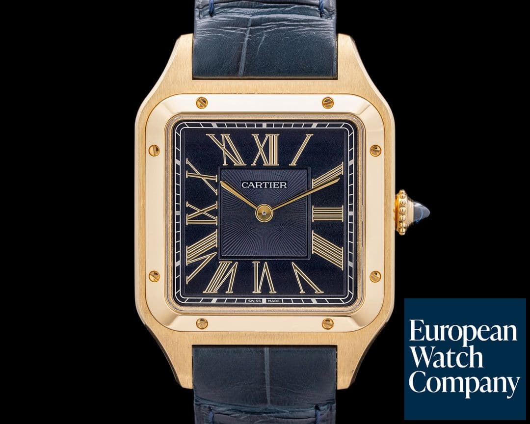 Image of Cartier Santos Dumont 18K Yellow Gold Black Dial 2025