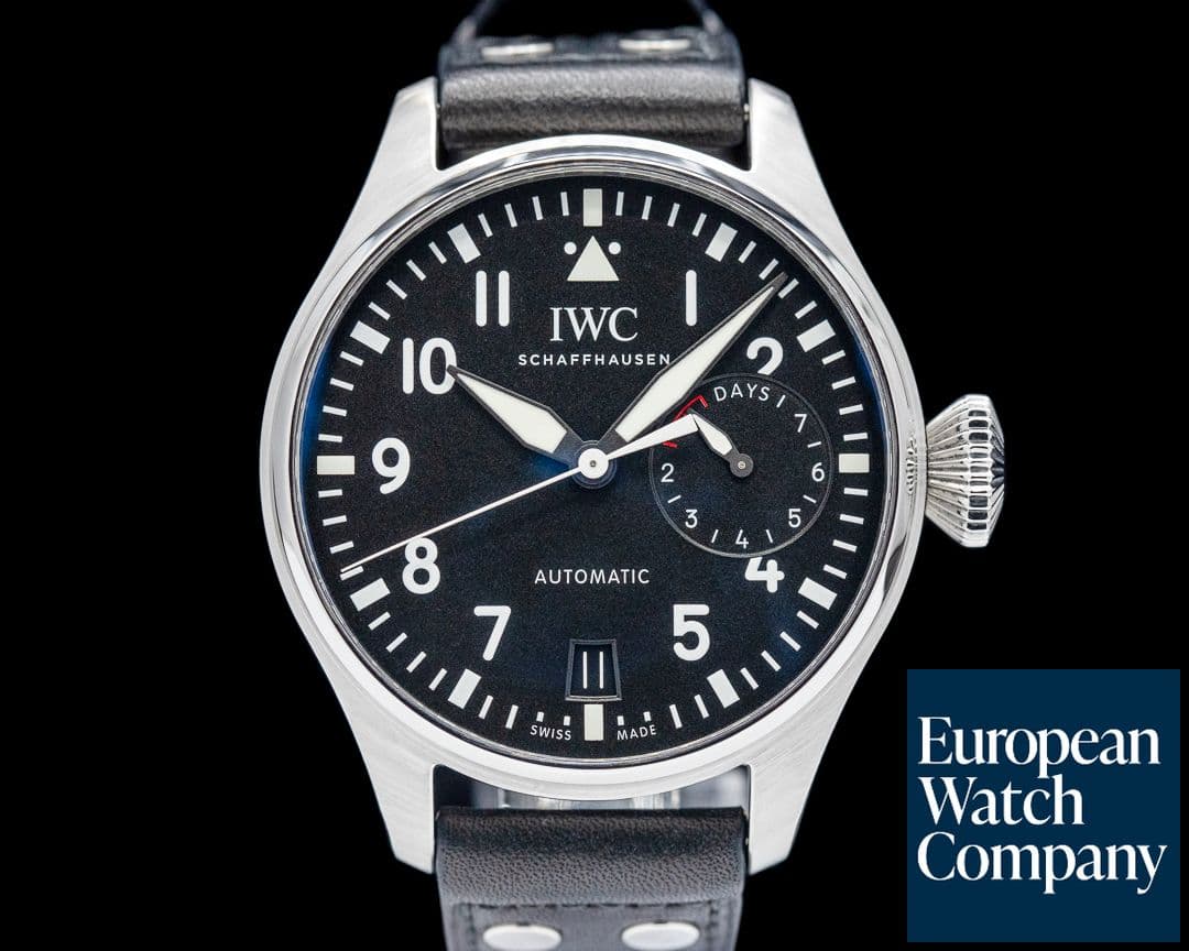 Image of IWC IW500912 Big Pilot's Watch SS Black Dial