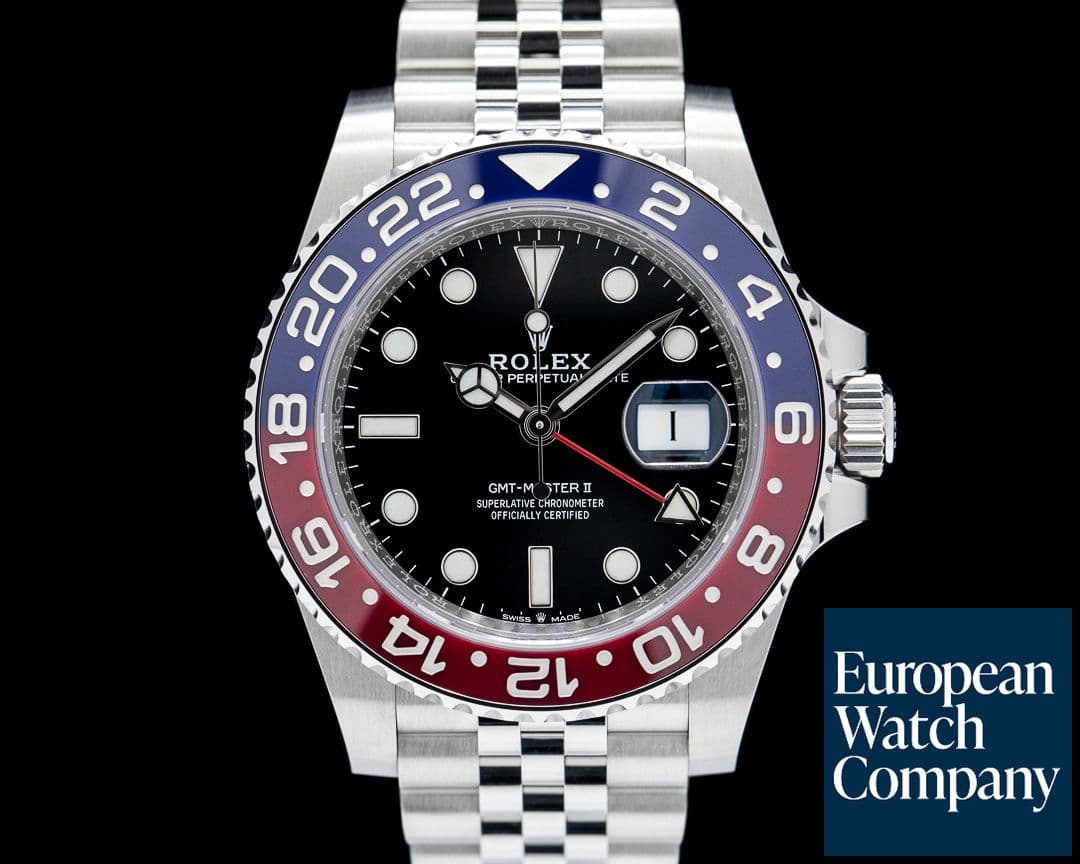 Image of Rolex GMT Master II 126710 Ceramic Jubilee "Pepsi" SS Black Dial