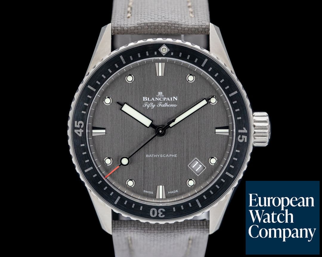 Image of Blancpain Fifty Fathoms Bathyscaphe Titanium
