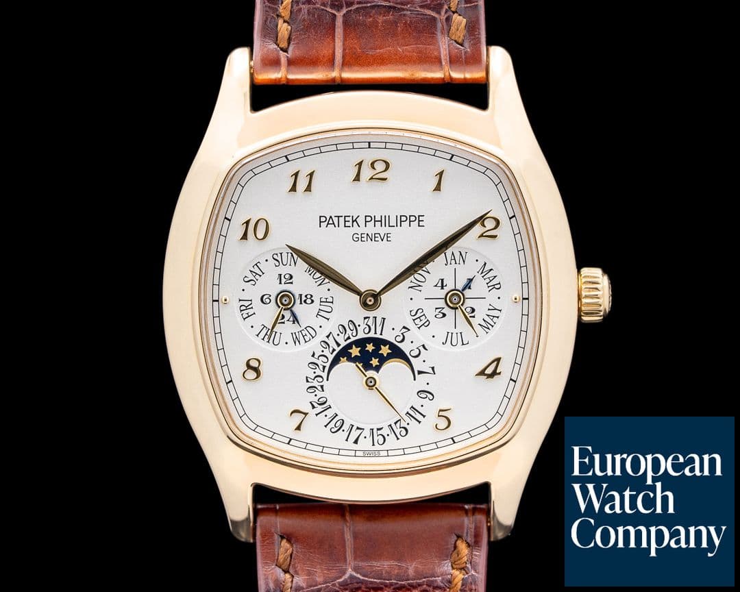 Image of Patek Philippe Perpetual Calendar 5940J 18K Yellow Gold Cushion Case