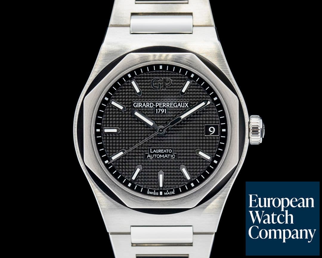 Image of Girard Perregaux Laureato Automatic SS Black Dial