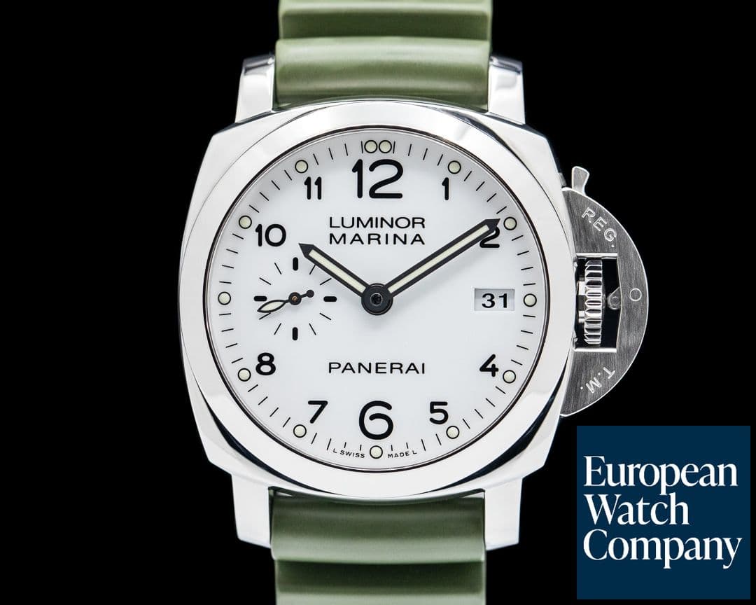 Image of Panerai Luminor 1950 Marina 3 Days Automatic Acciaio SS White Dial