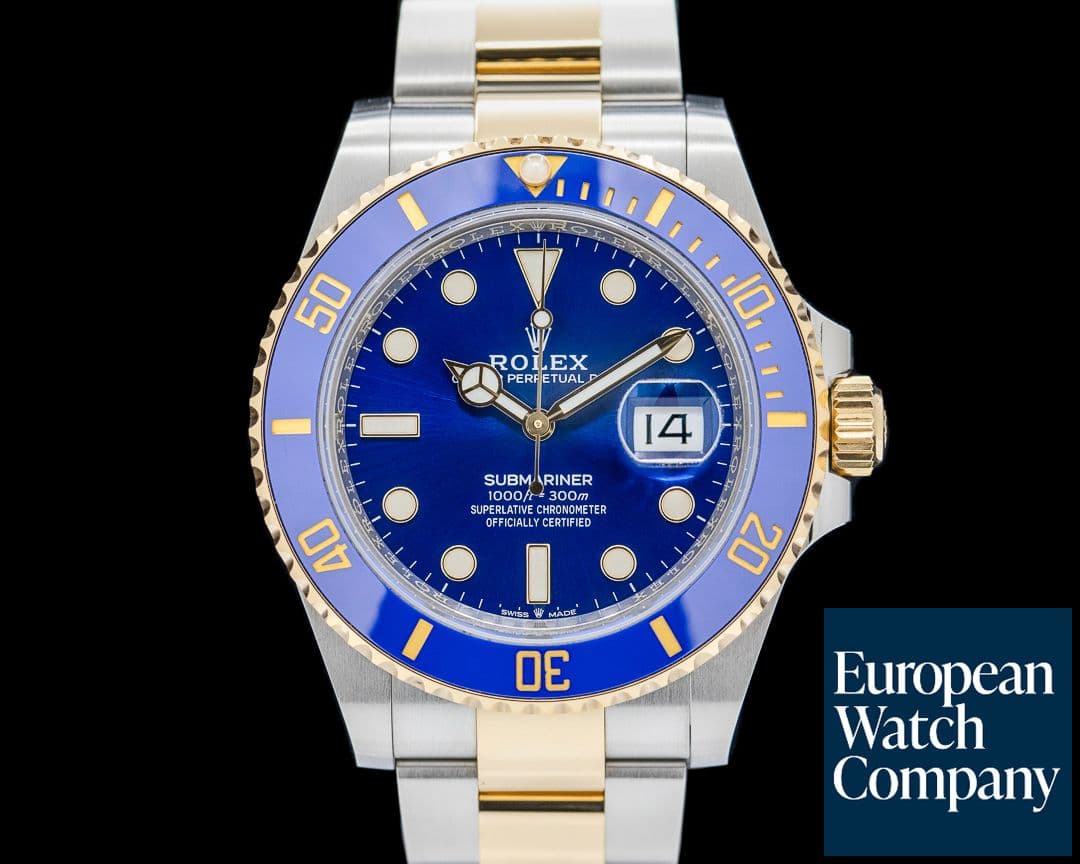Image of Rolex 126613LB Submariner 18K Yellow Gold /SS Blue Dial