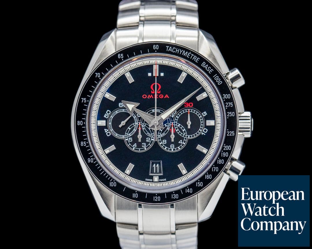 Image of Omega Speedmaster Co-Axial Olympic Collection SS Black Dial
