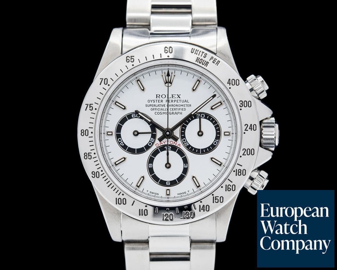 Image of Rolex Daytona 16520 "Zenith" SS White Dial C. 1995