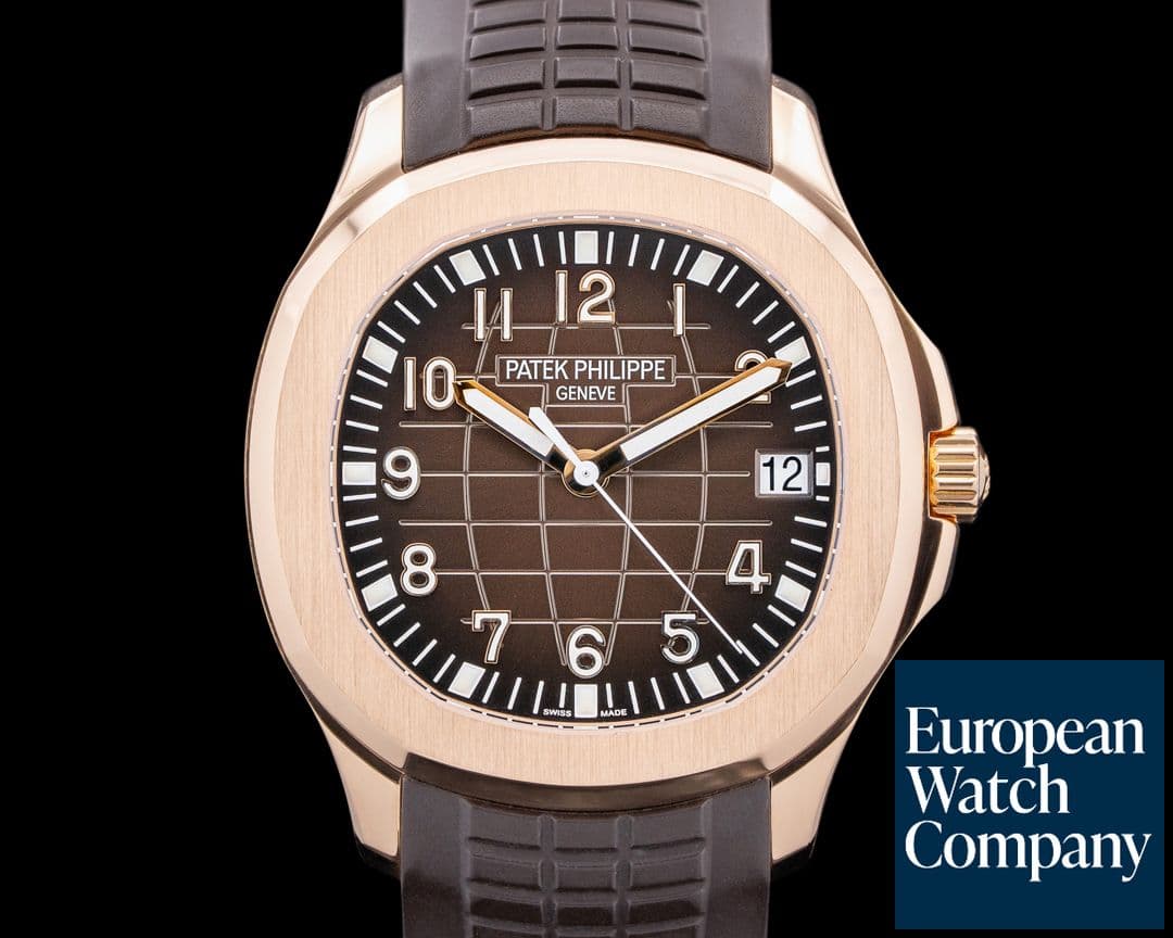 Image of Patek Philippe Aquanaut 5167R 18K Rose Gold / Brown Dial