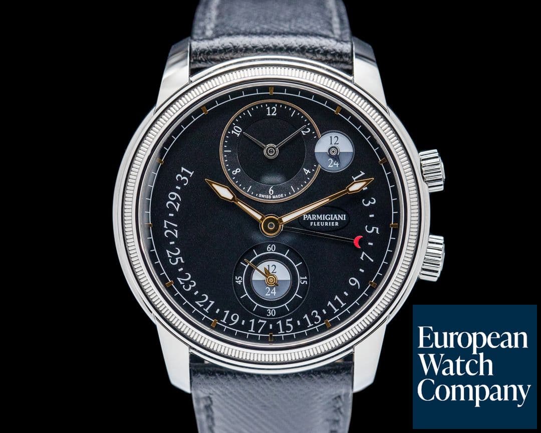 Image of Parmigiani Fleurier Toric Hemispheres Retrograde SS Black Dial 2024