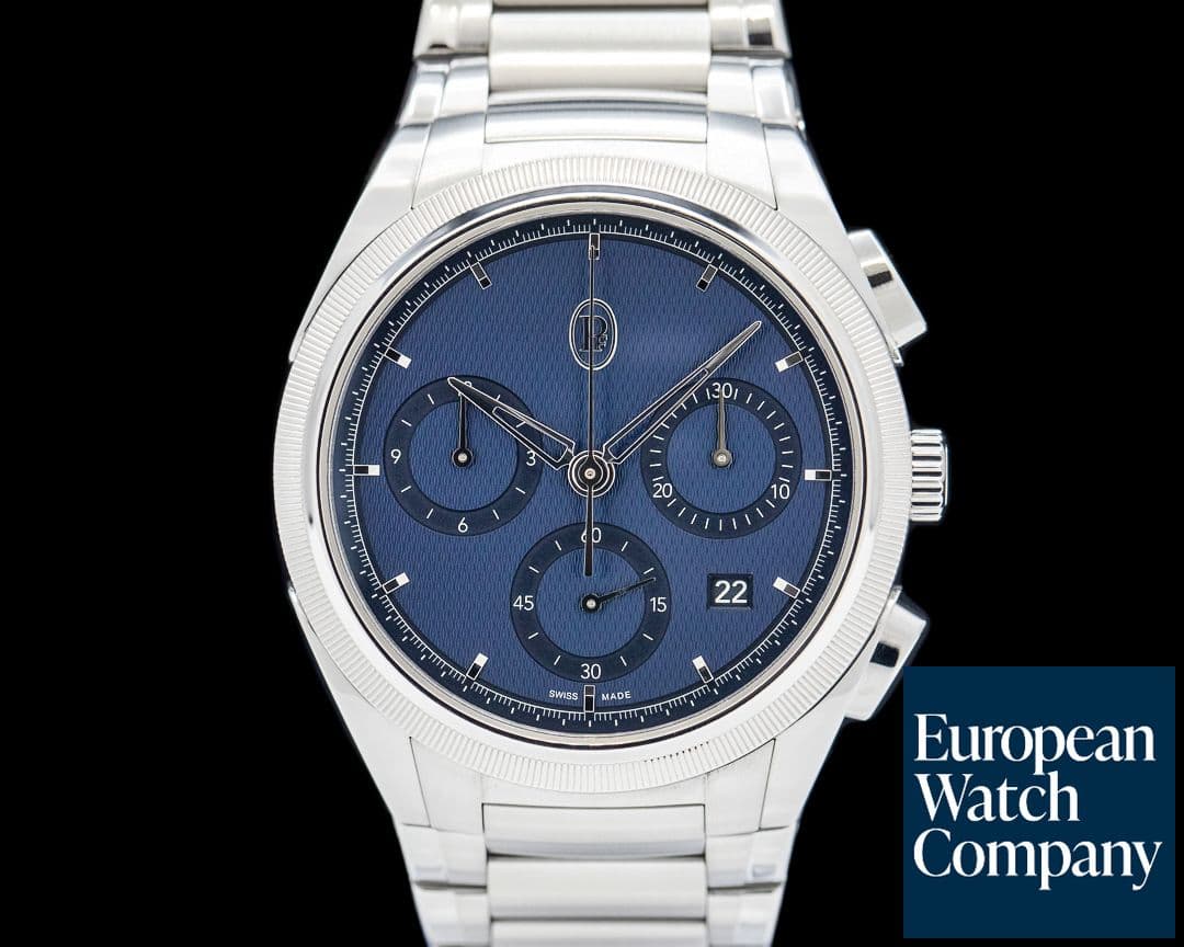 Image of Parmigiani Tonda PF Chronograph Platinum Bezel SS Blue Dial